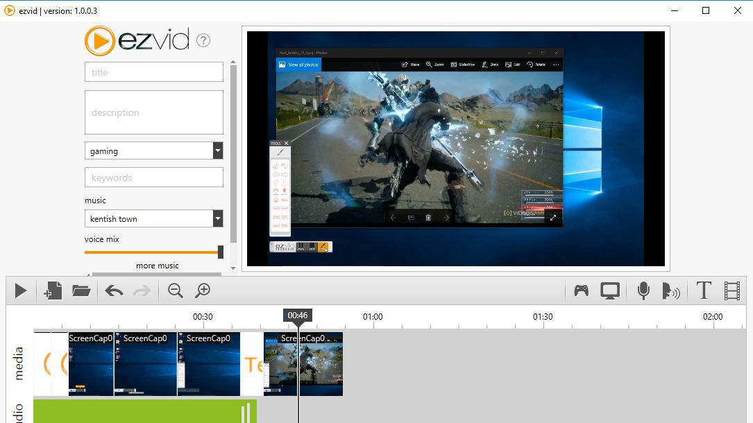 download ezvid video editor