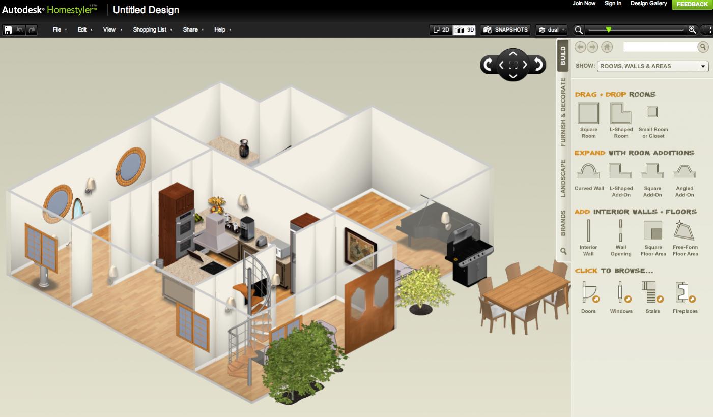 Descargar Gratis Autodesk Homestyler Create House Floor