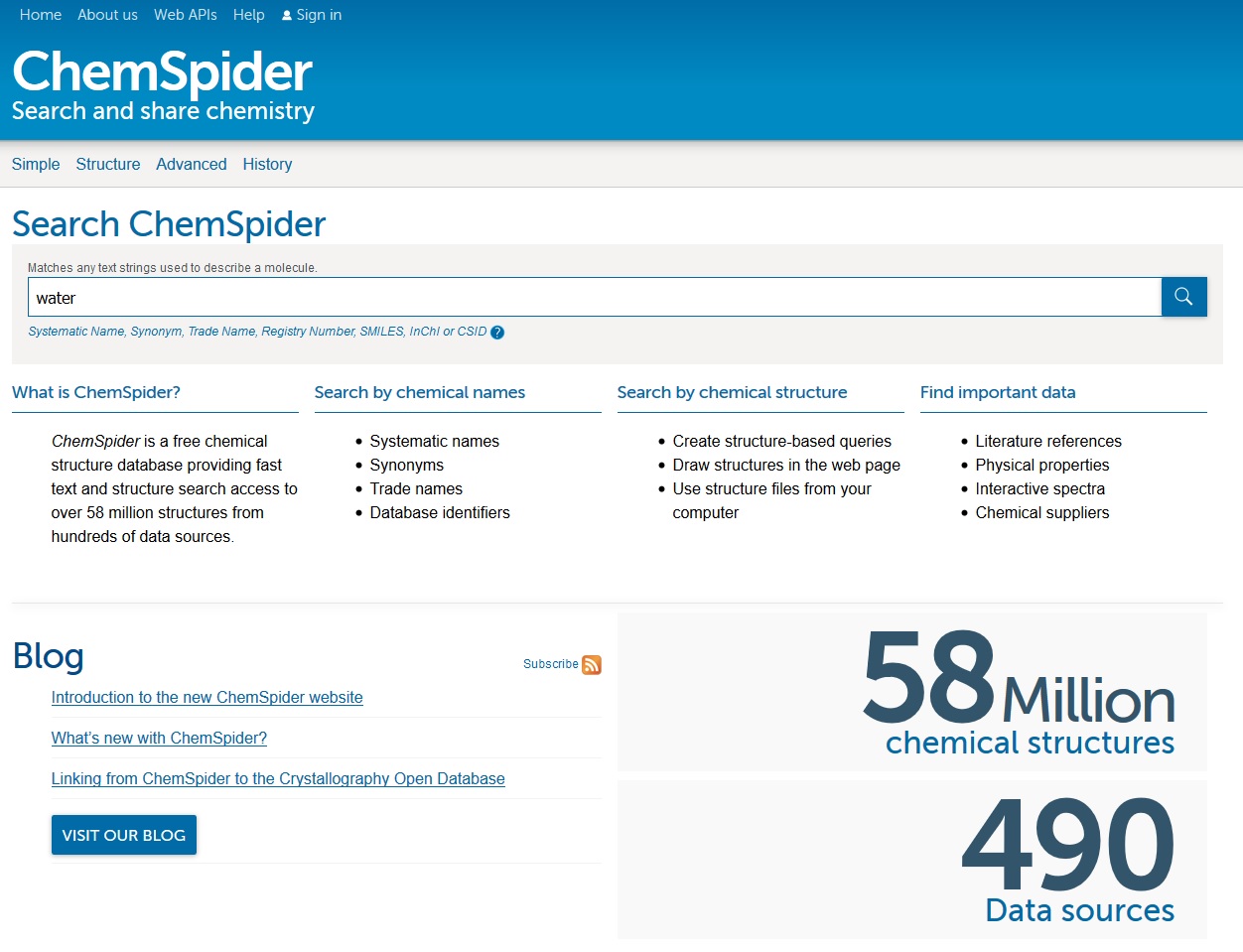 ChemSpider Banana-soft.com